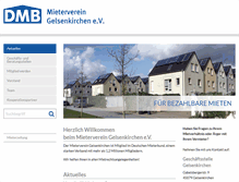 Tablet Screenshot of mieterverein-ge.de